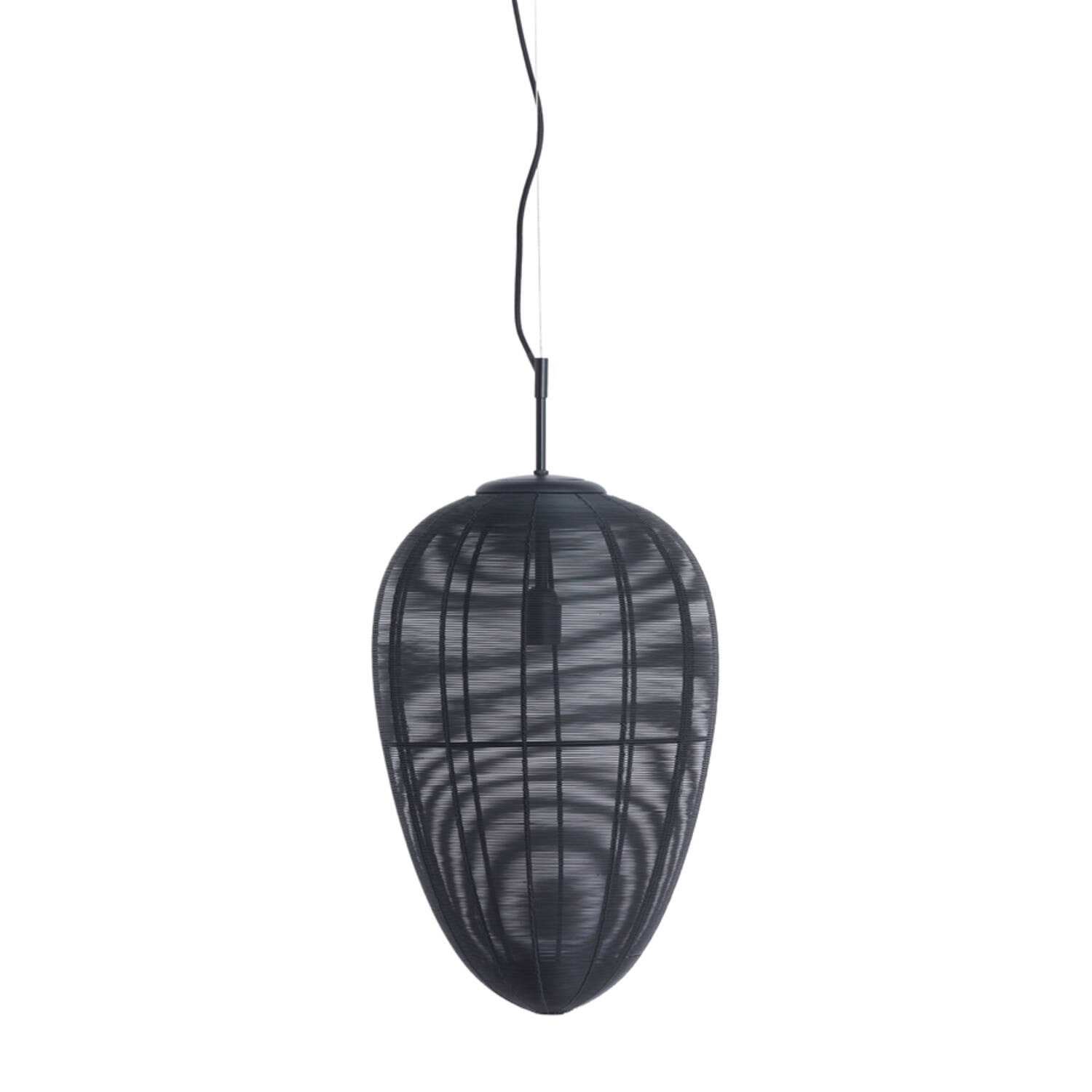 Hanging lamp Ø33x53 cm YAELLE matt black