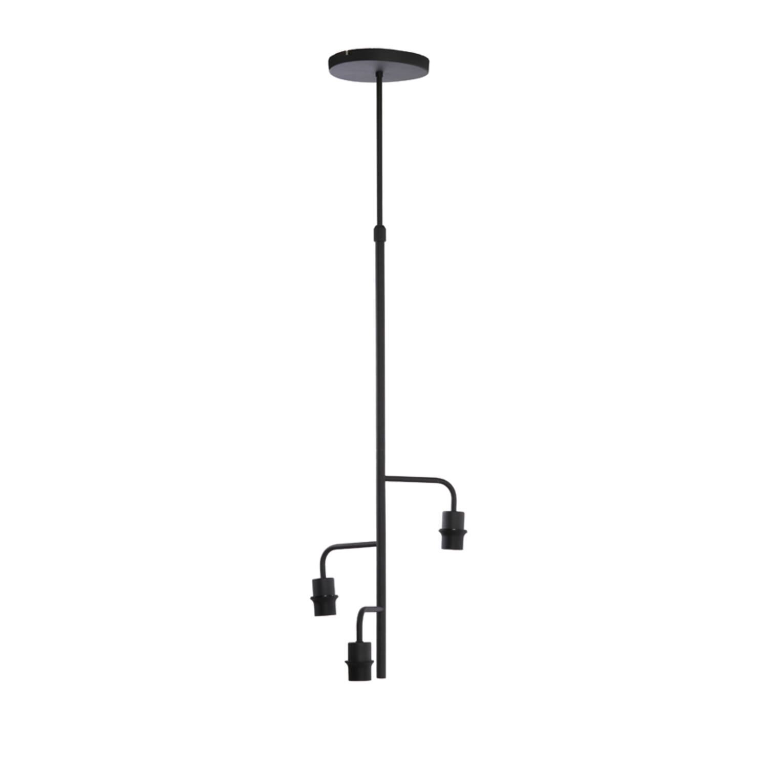 Hanging lamp 3L Ø48x25 cm EDISA matt black