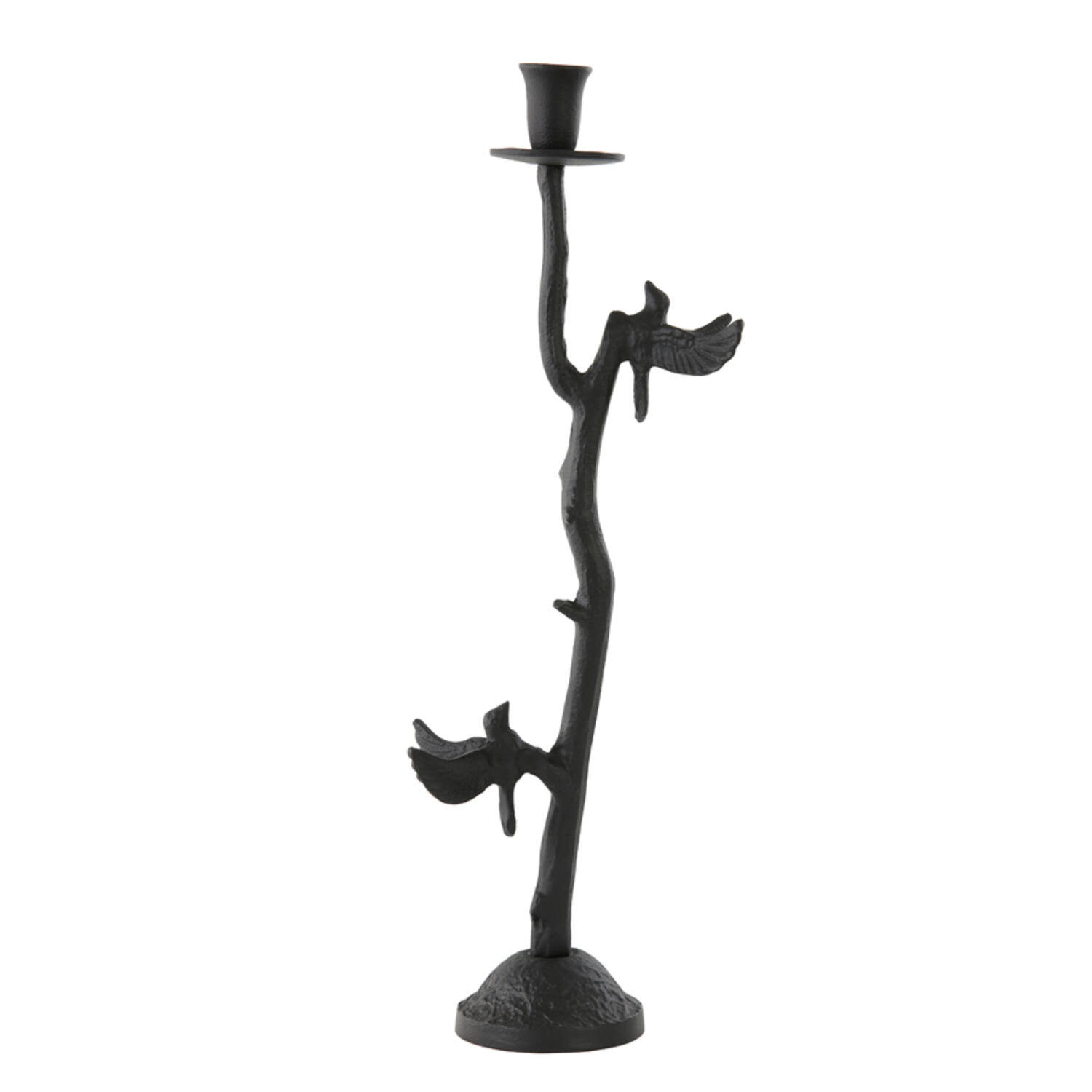 Candle holder 18x10x49,5 cm BIRD matt black