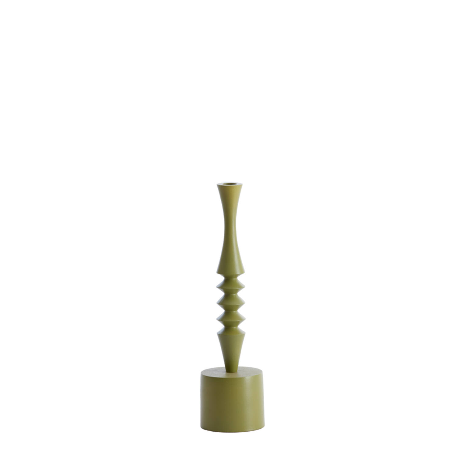 Candle holder Ø10x35 cm MISTRY olive green