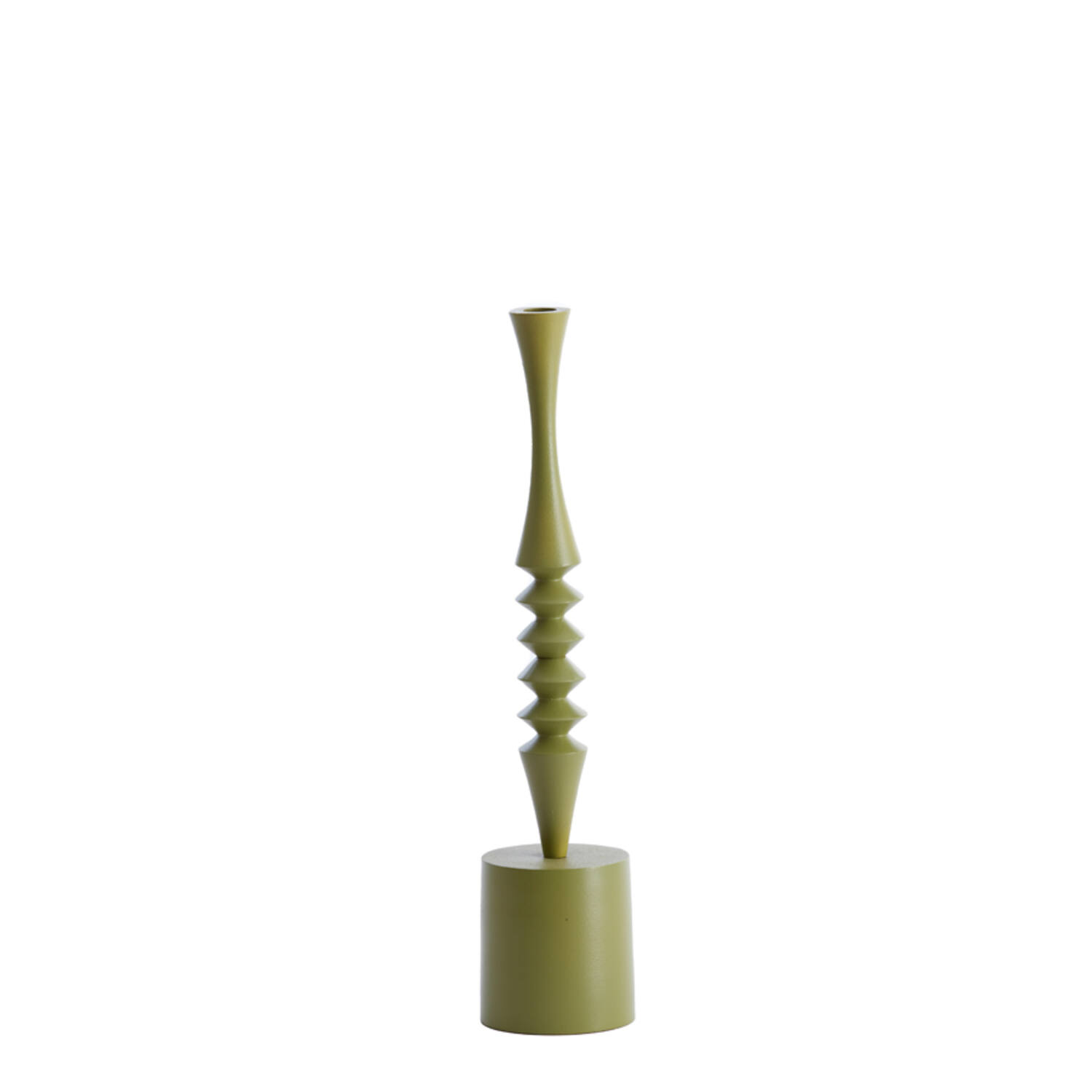 Candle holder Ø10x45 cm MISTRY olive green