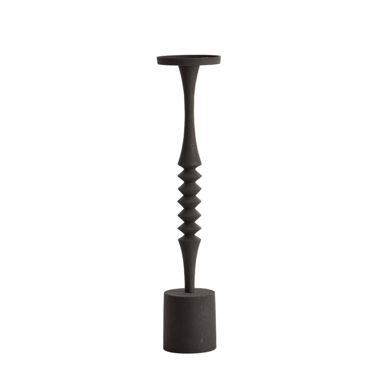 Candle holder Ø11x51 cm MISTRY matt black