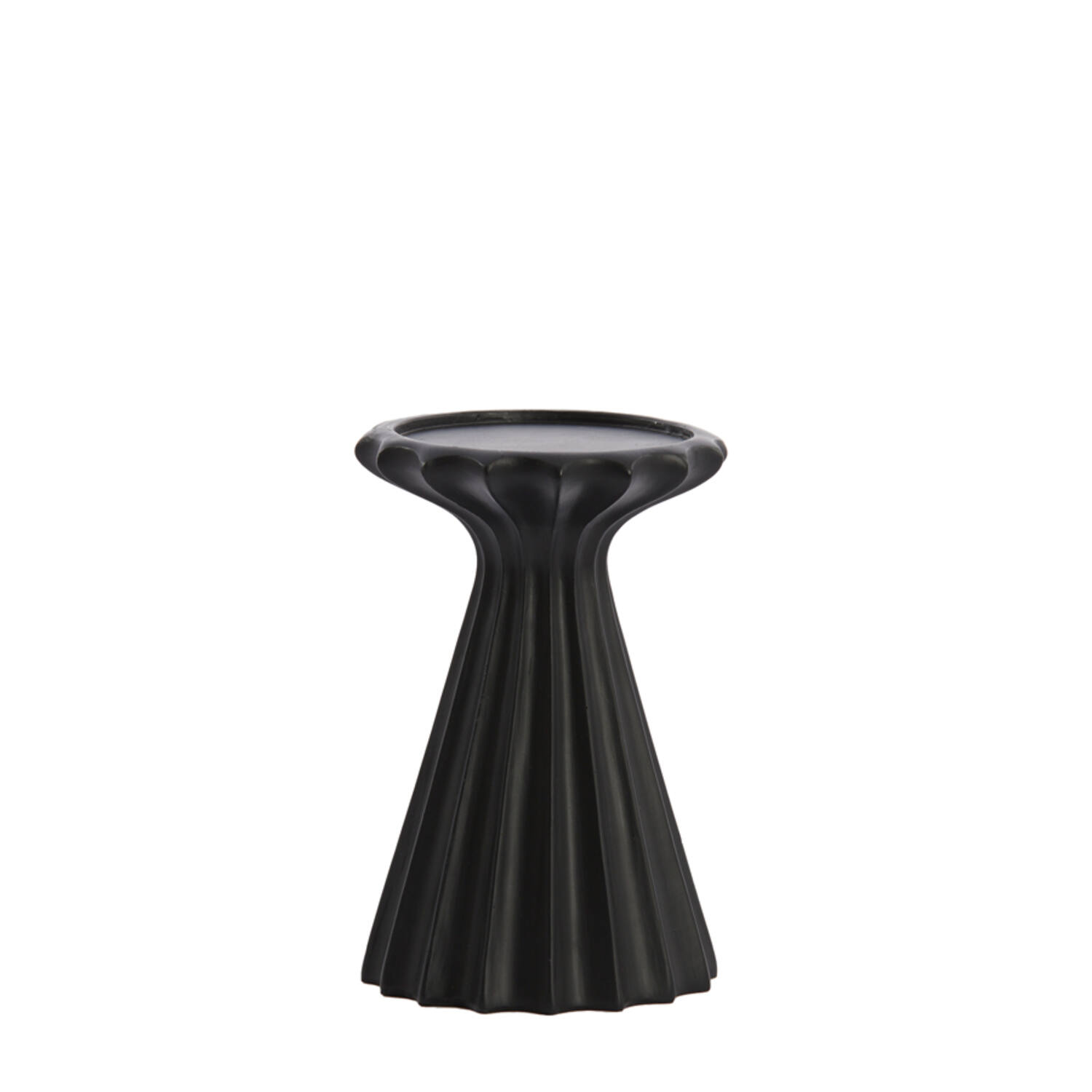 Candle holder Ø9x14 cm SIDARI matt black