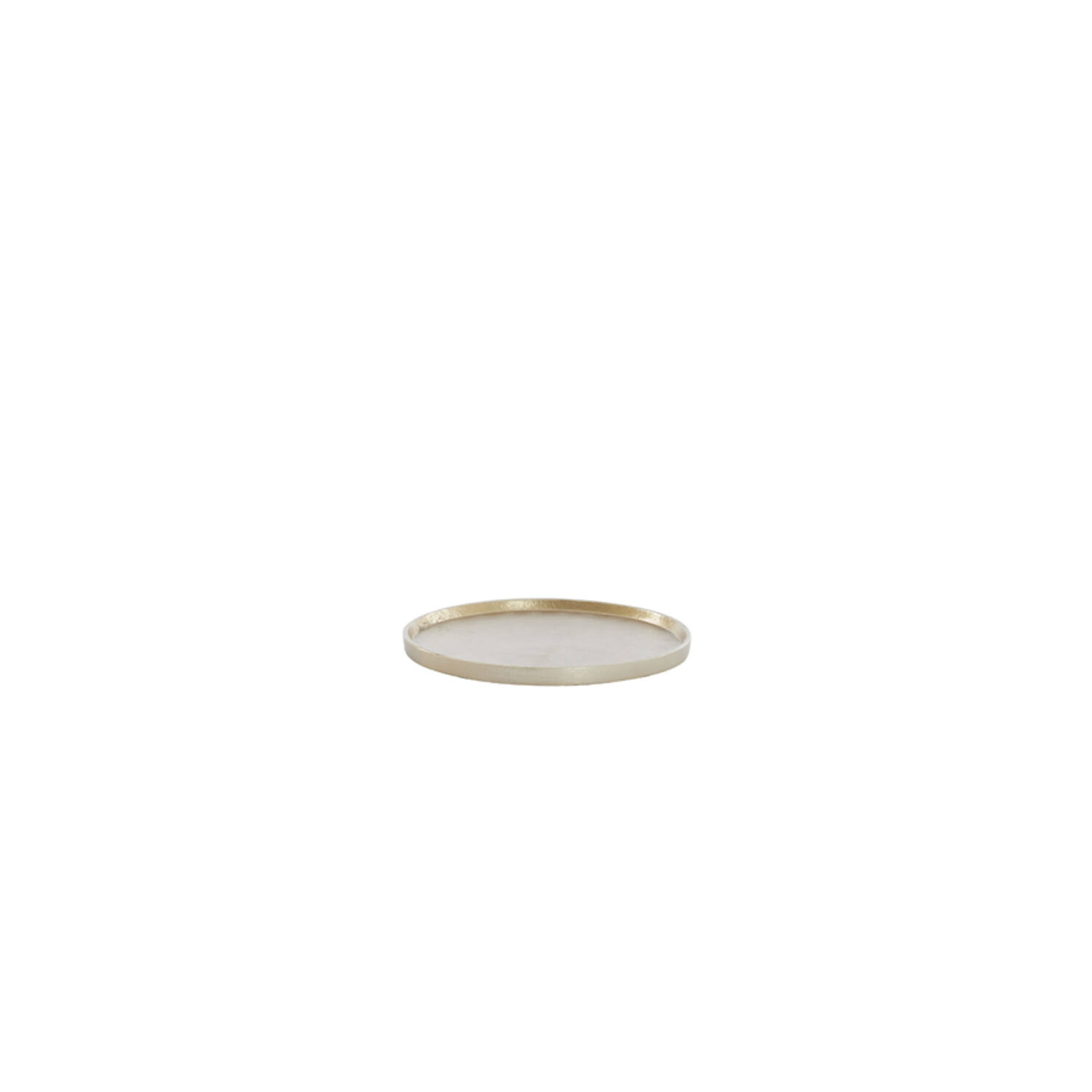 Dish Ø21,5x1,5 cm MAES light gold