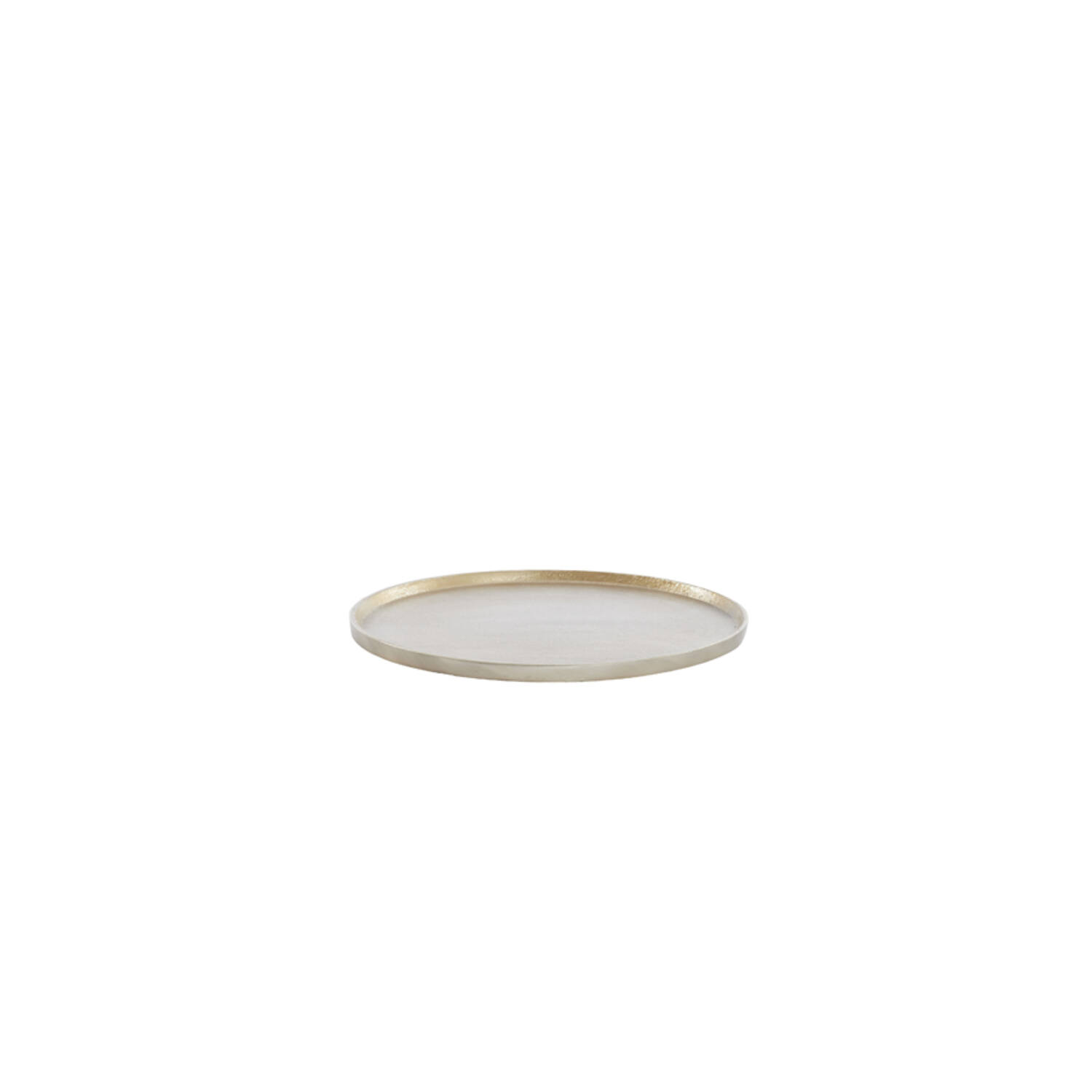 Dish Ø30x1,5 cm MAES light gold