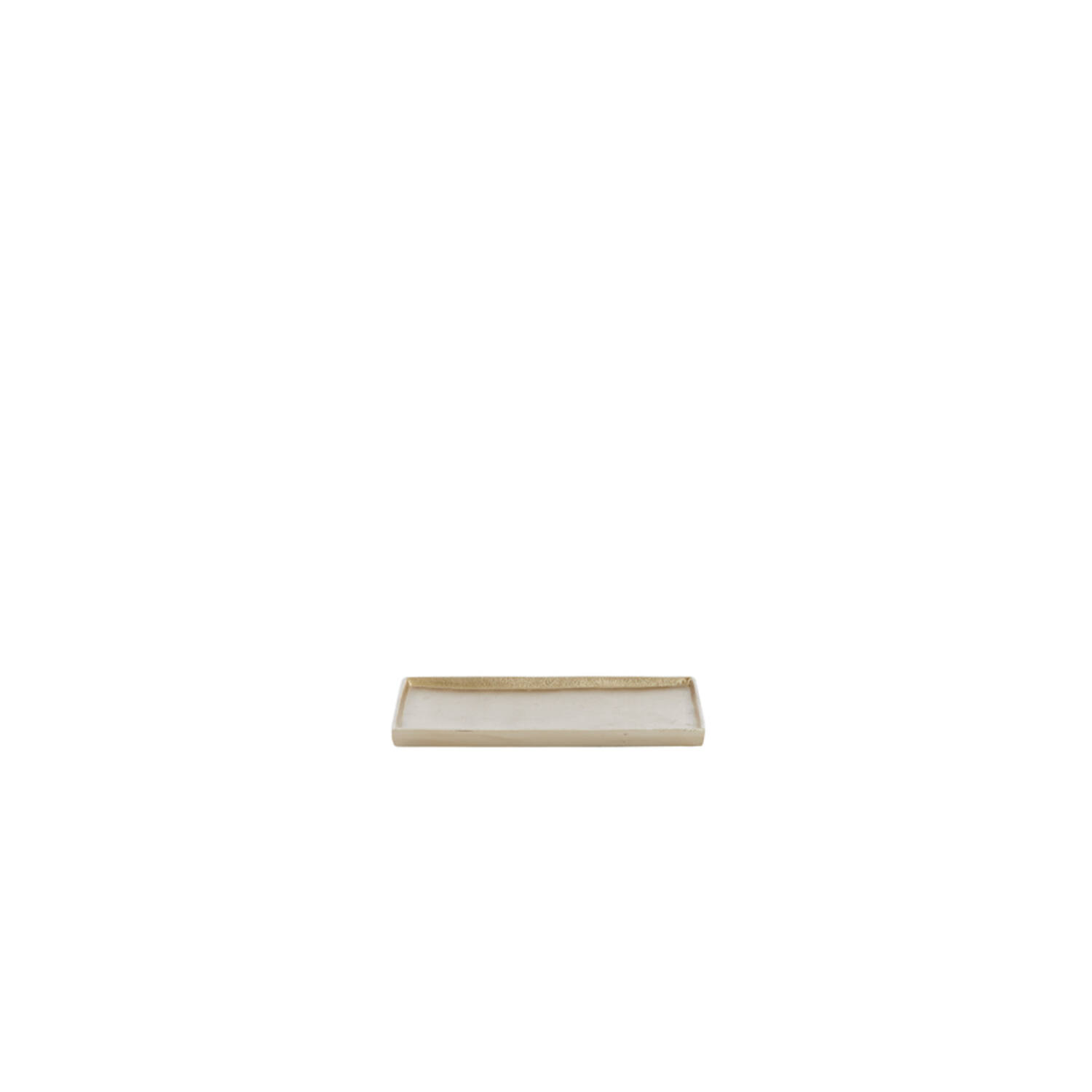 Dish 20x15x1 cm MAES light gold