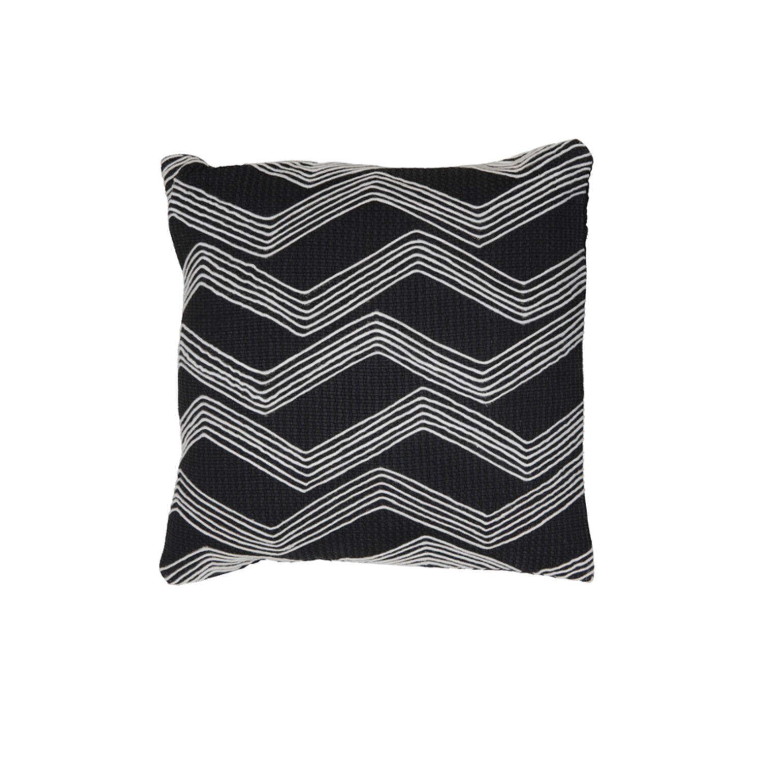 Cushion 45x45 cm MACKEY black+beige