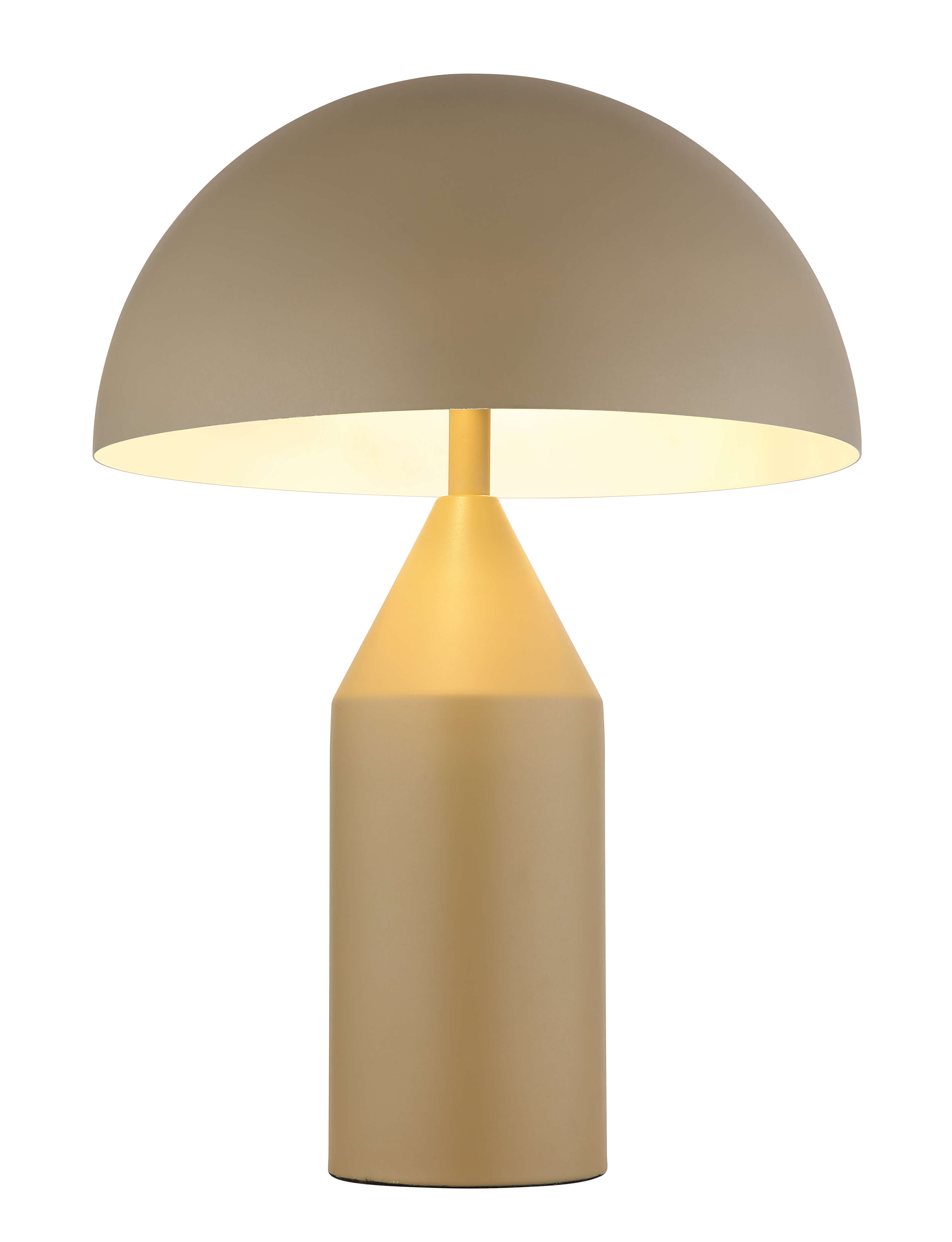 Table lamp Globo Atoma Ø28cm, ↕:39cm, 2xE27, sand /white