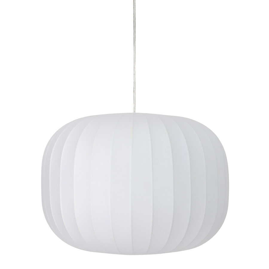 Hanging lamp Ø35x25 cm LEXA white